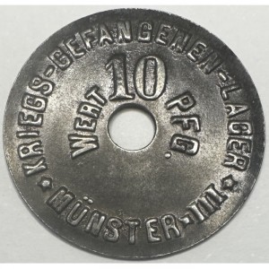 Аверс монеты Германия, 10 пфеннигов, 1914, Лагерь для военнопленных Мюнстер III