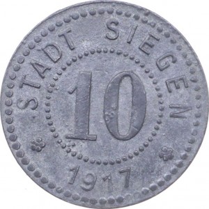Аверс монеты Германия, 10 пфеннигов, 1917
