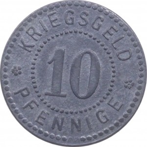 Реверс монеты Германия, 10 пфеннигов, 1917