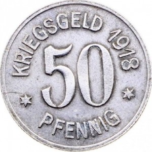 Реверс монеты Германия, 50 пфеннигов, 1918
