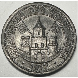 Аверс монеты Германия, 50 пфеннигов, 1917, Цинк, не магнетик