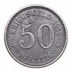 Реверс монеты Германия, 50 пфеннигов, 1919