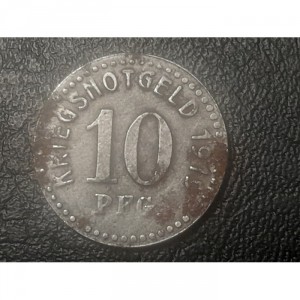 Реверс монеты Германия, 10 пфеннигов, 1919