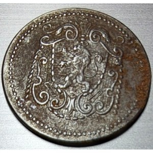 Реверс монеты Германия, ½ марки, 1917, Железо, магнетик