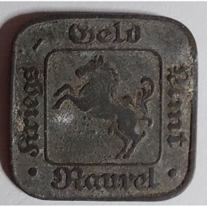 Аверс монеты Германия, 50 пфеннигов, 1917, Цинк, не магнетик