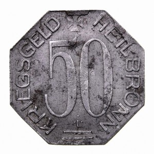 Аверс монеты Германия, 50 пфеннигов, 1918, Железо, магнетик