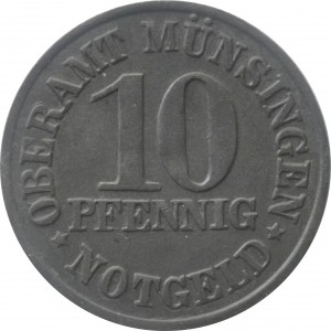 Аверс монеты Германия, 10 пфеннигов, 1920