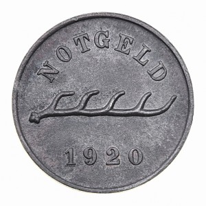 Реверс монеты Германия, 10 пфеннигов, 1920