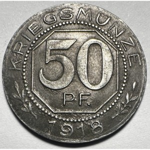 Реверс монеты Германия, 50 пфеннигов, 1918
