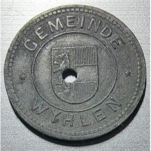 Аверс монеты Германия, 5 пфеннигов, 1918, С отверстием 1,2 мм