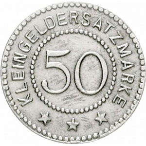 Реверс монеты Германия, 50 пфеннигов, 1918
