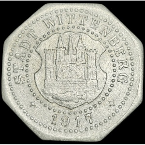 Аверс монеты Германия, 10 пфеннигов, 1917, Цинк, не магнетик