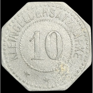 Реверс монеты Германия, 10 пфеннигов, 1917, Цинк, не магнетик