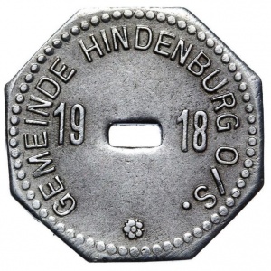 Реверс монеты Германия, 50 пфеннигов, 1918