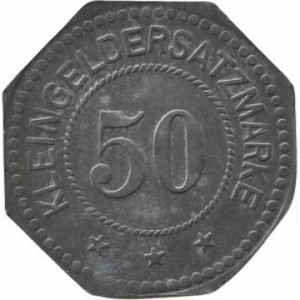 Реверс монеты Германия, 50 пфеннигов, 1917, Частный выпуск - Судостроение