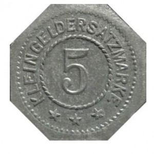 Реверс монеты Германия, 5 пфеннигов, 1917, Частный выпуск - Издательско-полиграфическое предприятие