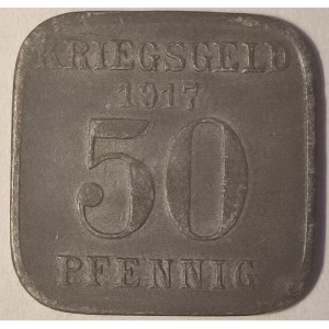 Реверс монеты Германия, 50 пфеннигов, 1917