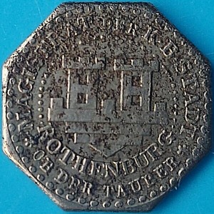 Аверс монеты Германия, 5 пфеннигов, 1917, Цинк, не магнетик