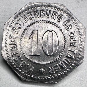 Реверс монеты Германия, 10 пфеннигов, 1918, Железо, магнетик