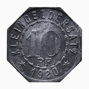 Реверс монеты Германия, 10 пфеннигов, 1920