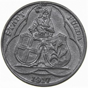 Аверс монеты Германия, 10 пфеннигов, 1917, Форма - Круг