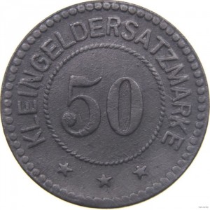Реверс монеты Германия, 50 пфеннигов, 1918