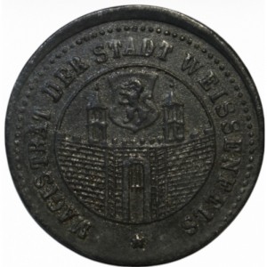 Аверс монеты Германия, 10 пфеннигов, 1917, Рубчатый гурт