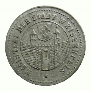Аверс монеты Германия, 10 пфеннигов, 1917, Гладкий гурт