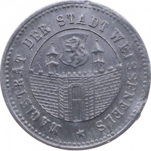 Аверс монеты Германия, 10 пфеннигов, 1918, Цинк, не магнетик. Гладкий гурт