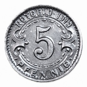 Реверс монеты Германия, 5 пфеннигов, 1919
