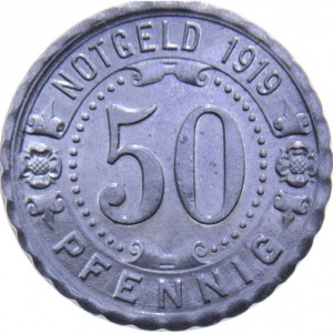 Реверс монеты Германия, 50 пфеннигов, 1919