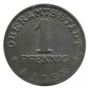 Аверс монеты Германия, 1 пфенниг, 1920