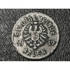 Аверс монеты Германия, 5 пфеннигов, 1917, Железо, магнетик