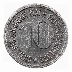 Реверс монеты Германия, 10 пфеннигов, 1919