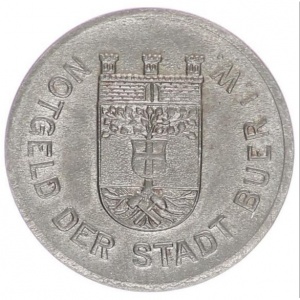 Аверс монеты Германия, 50 пфеннигов, 1919, Железо, магнетик