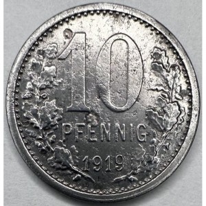 Реверс монеты Германия, 10 пфеннигов, 1919