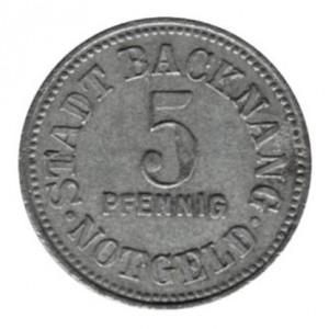 Аверс монеты Германия, 5 пфеннигов, 1918, Без даты