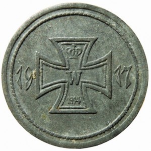 Реверс монеты Германия, 10 пфеннигов, 1917