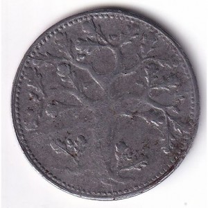 Реверс монеты Германия, 10 пфеннигов, 1917, Железо, магнетик