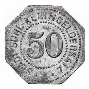 Аверс монеты Германия, 50 пфеннигов, 1917, Цинк, не магнетик