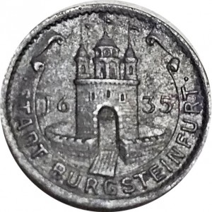 Аверс монеты Германия, 10 пфеннигов, 1917, Цинк, не магнетик. Без даты
