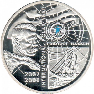 Реверс монеты Армения, 100 драмов, 2006, Международный полярный год