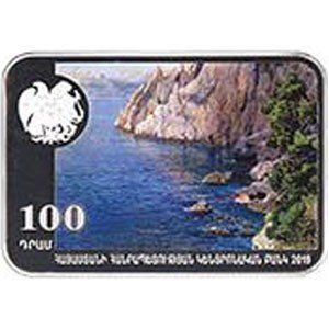 Аверс монеты Армения, 100 драмов, 2019, Художники - Вартан Махокян