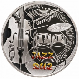 Реверс монеты Армения, 1000 драмов, 2010, Джаз
