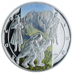 Реверс монеты Армения, 1000 драмов, 2012, Единоборства - Кох