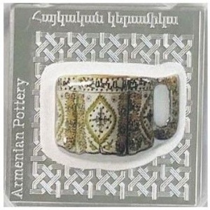 Реверс монеты Армения, 1000 драмов, 2018, Армянская керамика