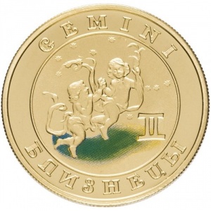 Реверс монеты Армения, 10.000 драмов, 2009, Близнецы