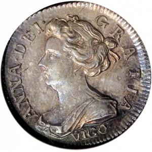 Аверс монеты Англия, 6 пенсов, 1703-1707