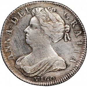 Аверс монеты Англия, 1 шиллинг, 1702
