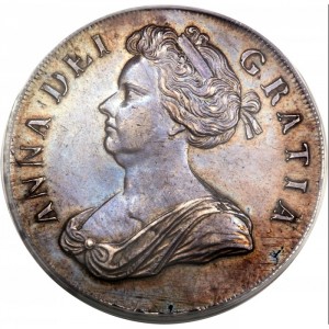 Аверс монеты Англия, 1 крона, 1703-1707